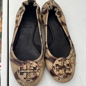 Tory Burch Tan Ballet Flats
